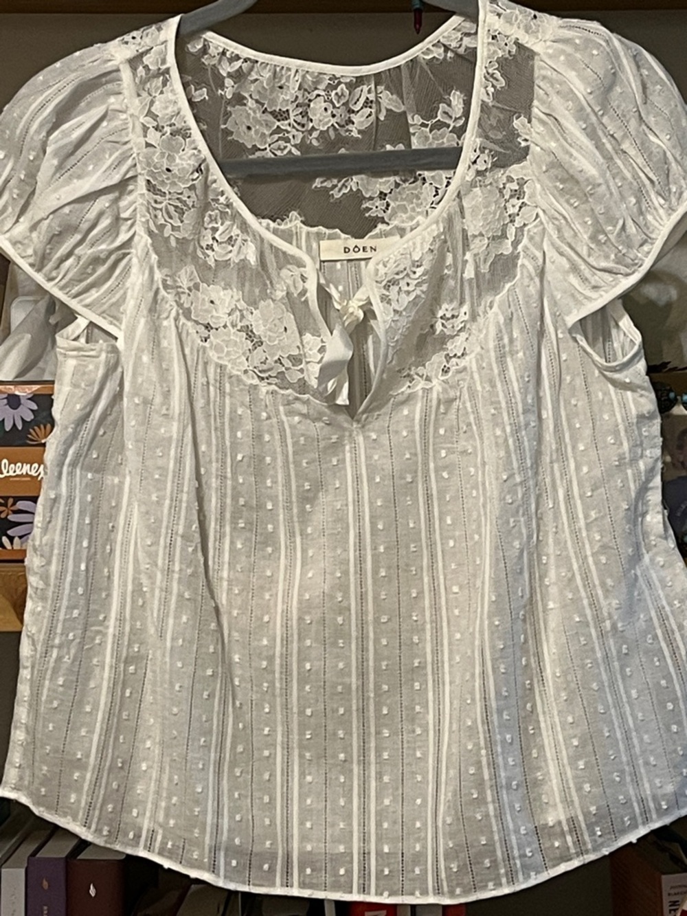 Doen Camri Top in Salt -NWOT